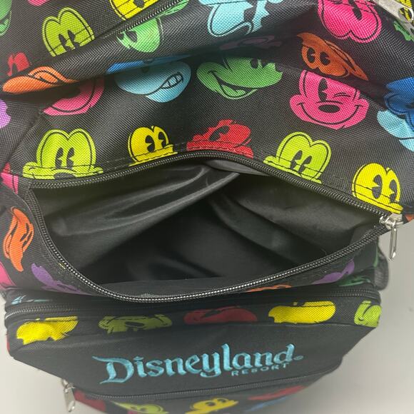 NWOT Disneyland Resort Exclusive Rainbow Silhouette Face Mickey Mouse Backpack - Picture 7 of 11